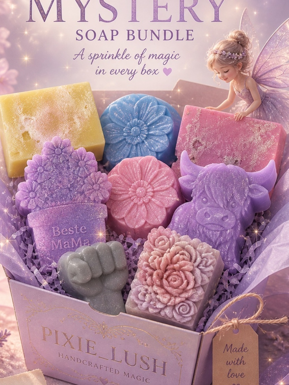 MYSTERY Soap 6pc OR MORE Bundle + FREE GIFT - 50$+ worth of soap - Picture 2 of 2